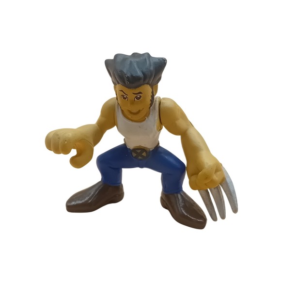 Marvel Playskool Super Hero Squad Wolverine Thomas Logan Shirt Action‎ Figure - Picture 1 of 12